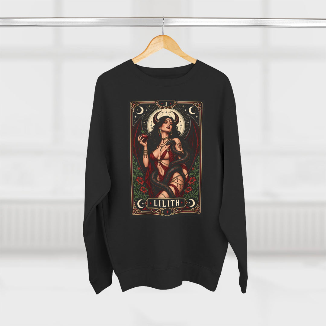 Lilith — Crimson Serpent Sweatshirt