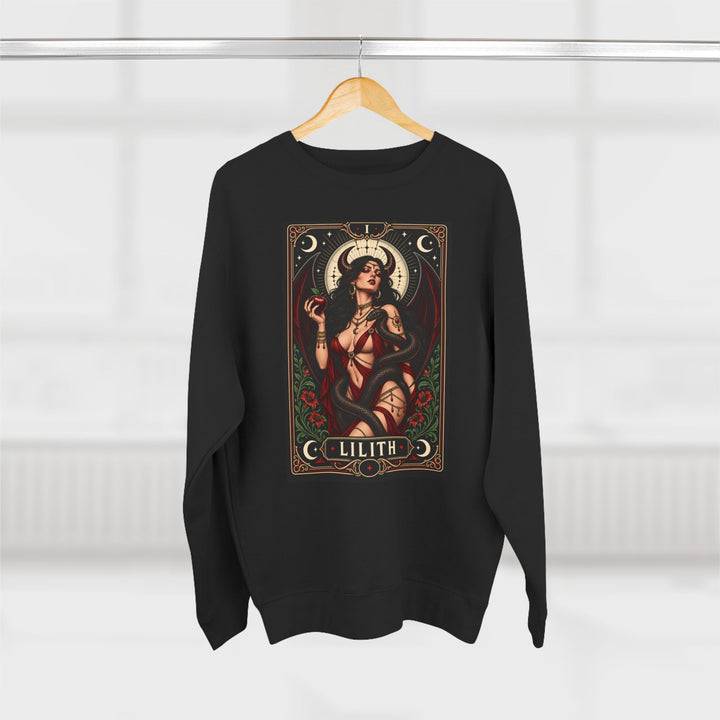 Lilith — Crimson Serpent Sweatshirt