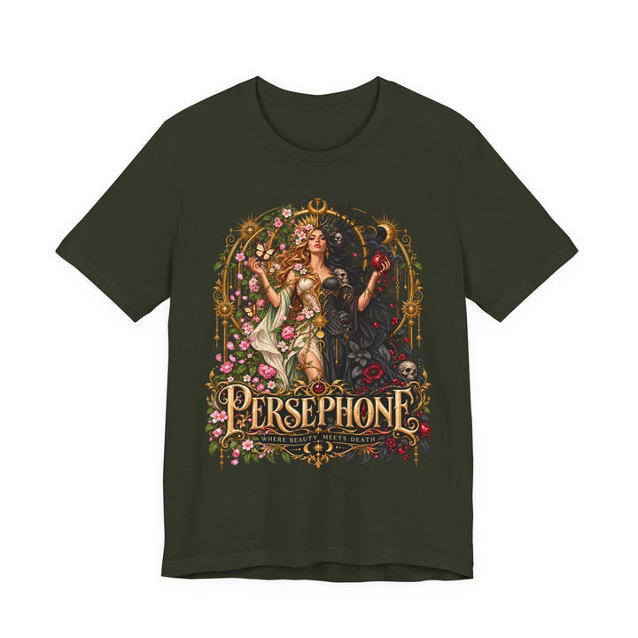 Persephone — Where Beauty Meets Death Tee