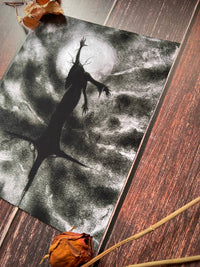 WItch-Dark Art Print-Full Moon-Satanic