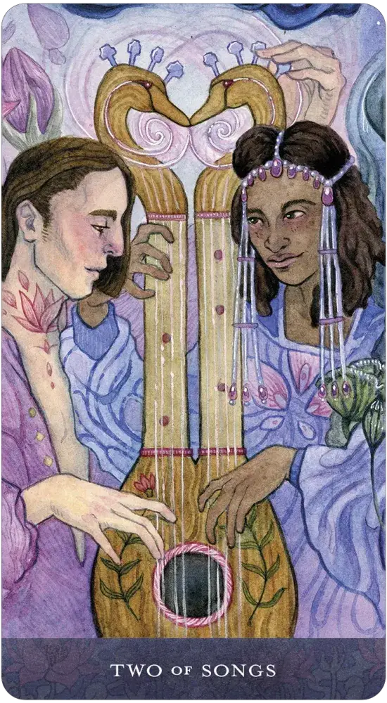 Blood Moon Tarot card artwork view 6