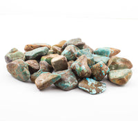 Natural turquoise tumbled stones