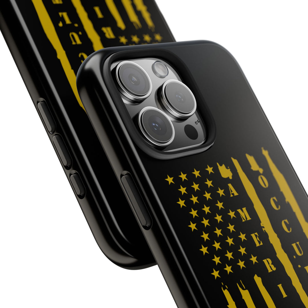 American Occultist Distressed Flag Tough Phone Case