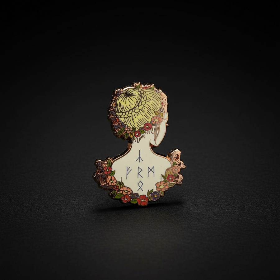 May Queen Rune Enamel Pin