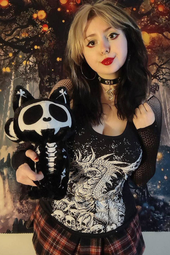 Skelekitty Plush Toy