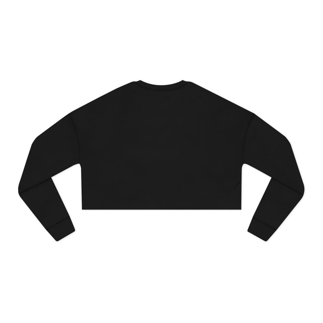 Lilith — Crimson Serpent Cropped Sweatshirt