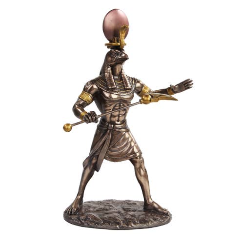 Eleven-and-a-quarter-inch Egyptian Ra statue