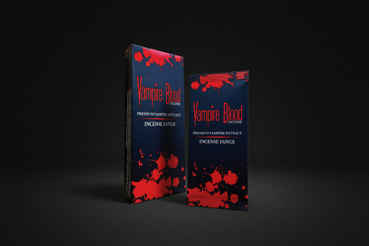 Vampire's Blood fang-shaped incense cones