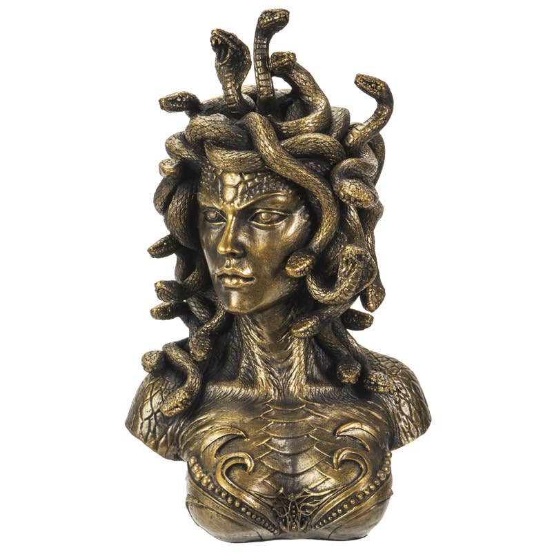 Medusa bust front view