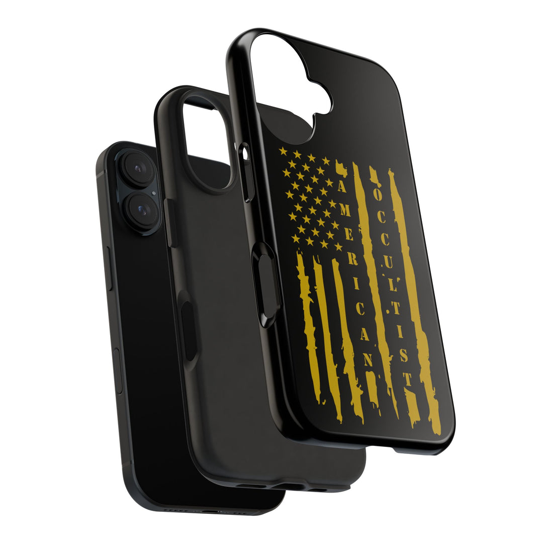 American Occultist Distressed Flag Tough Phone Case