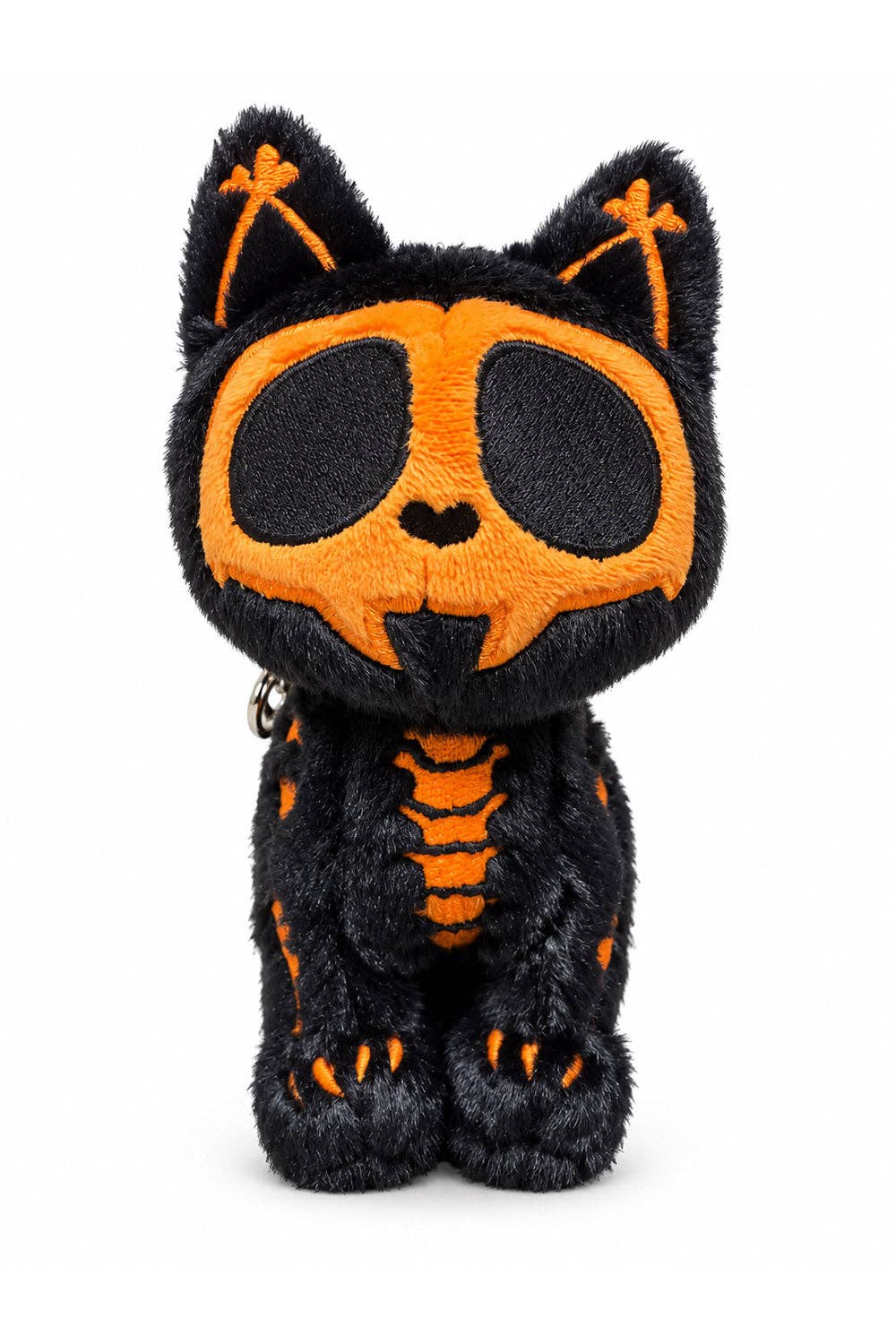 Pumpkin Bones Skelekitty Keychain [Limited Halloween Edition]