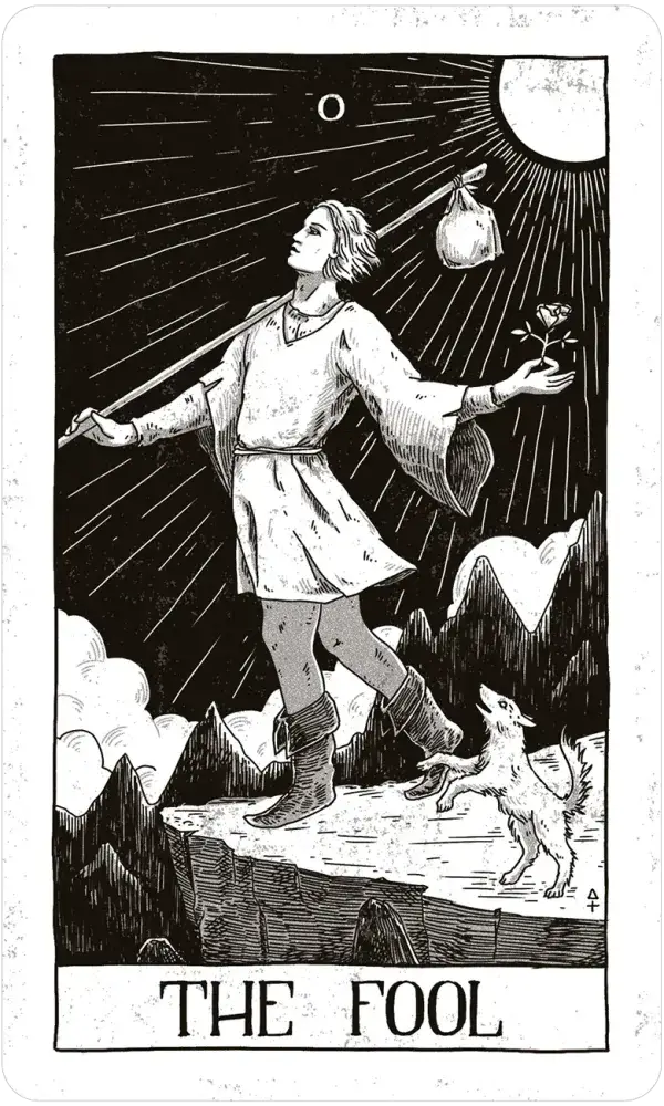 Black Ritual Tarot card artwork view 1