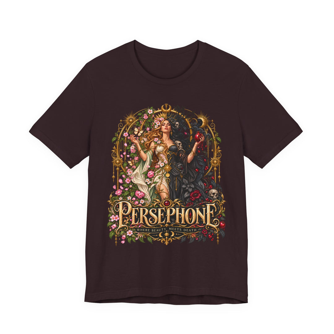 Persephone — Where Beauty Meets Death Tee