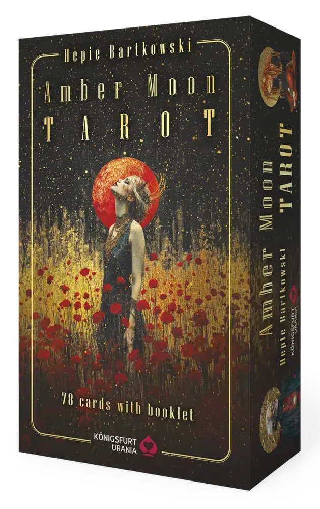 Amber Moon Tarot tarot deck product cover and packaging