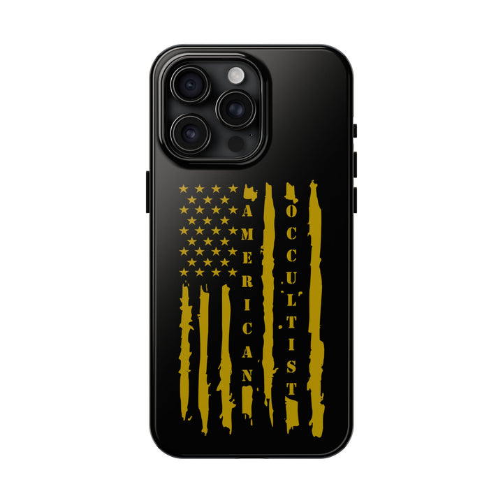 American Occultist Distressed Flag Tough Phone Case