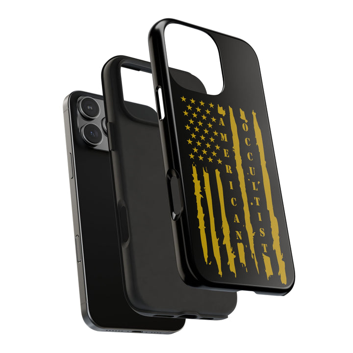 American Occultist Distressed Flag Tough Phone Case