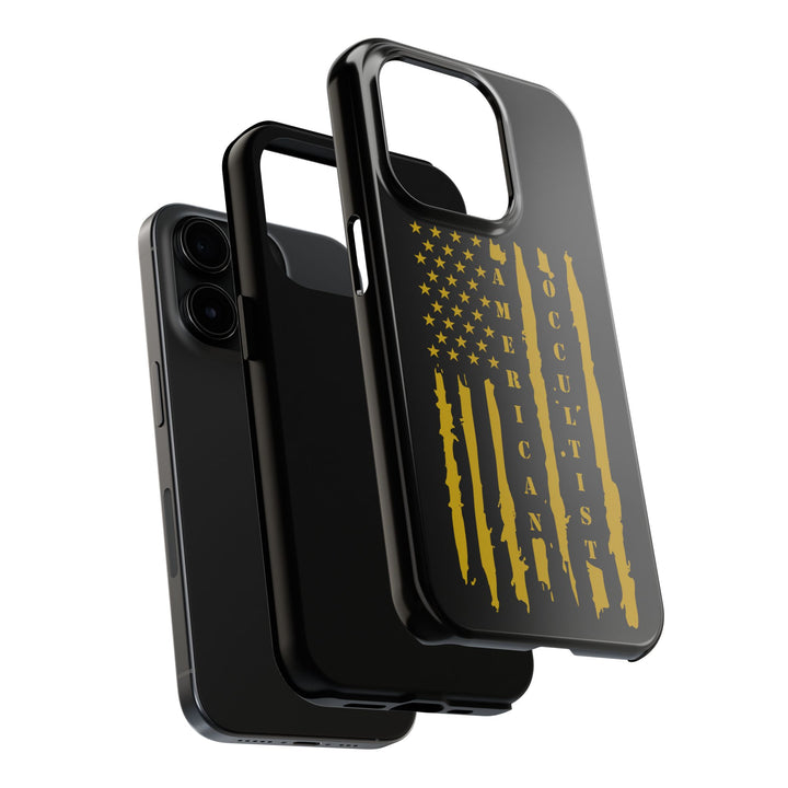 American Occultist Distressed Flag Tough Phone Case
