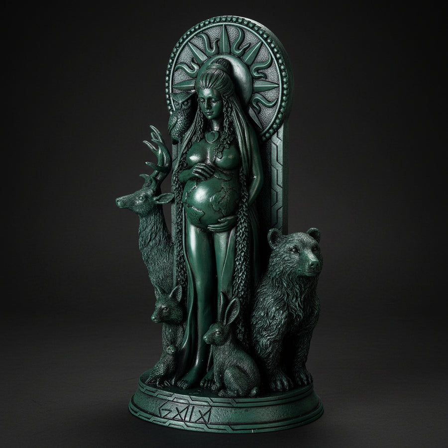 Gaia Statue – Earth Mother Devotional Altar Figure