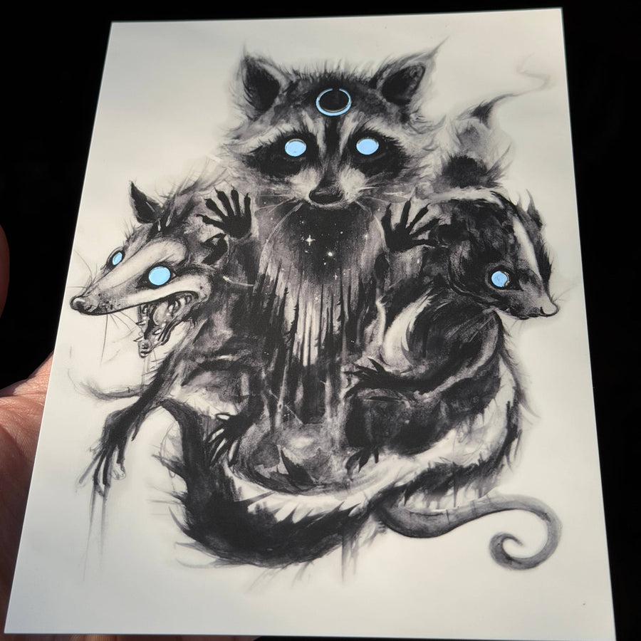 Lords of the Landfill Silver Foil Print