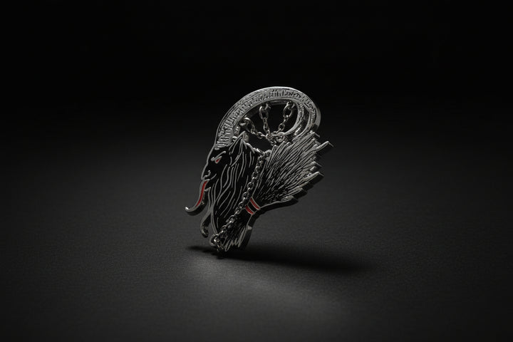 Krampus Yule Enamel Pin