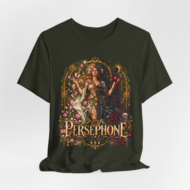 Persephone — Where Beauty Meets Death Tee