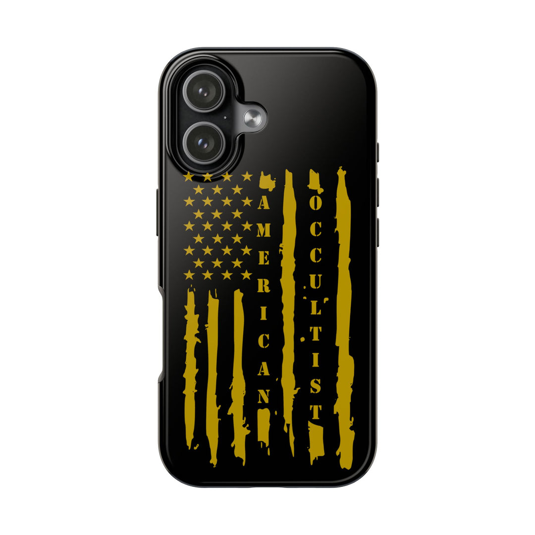 American Occultist Distressed Flag Tough Phone Case