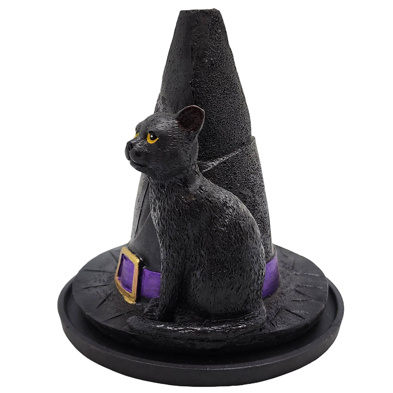 Witches Hat Cat Incense Burner