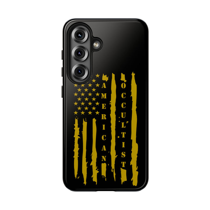 American Occultist Distressed Flag Tough Phone Case