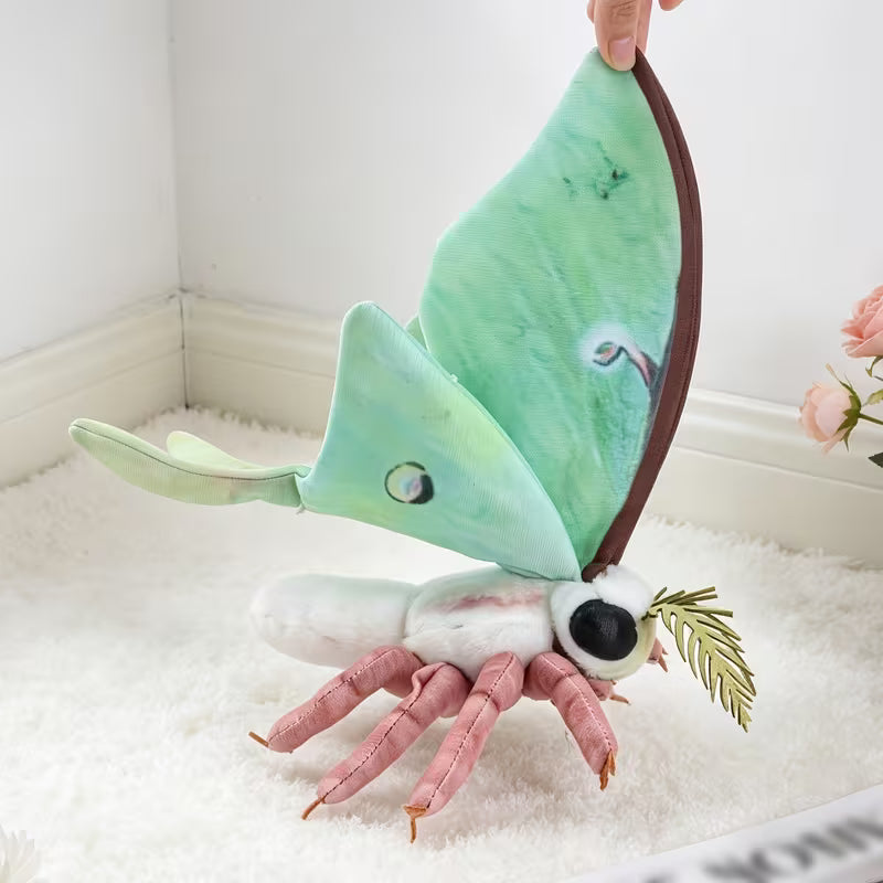 Luna Moth Plush Toy - Green