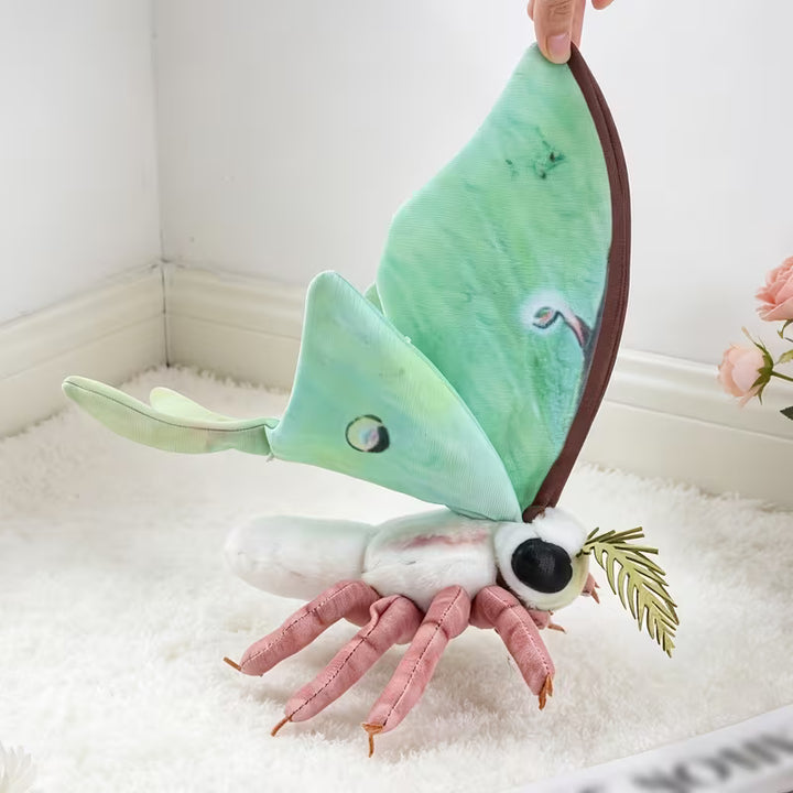 Luna Moth Plush Toy - Green