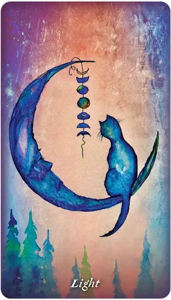 Earthly Souls and Spirits Moon Oracle card artwork view 8