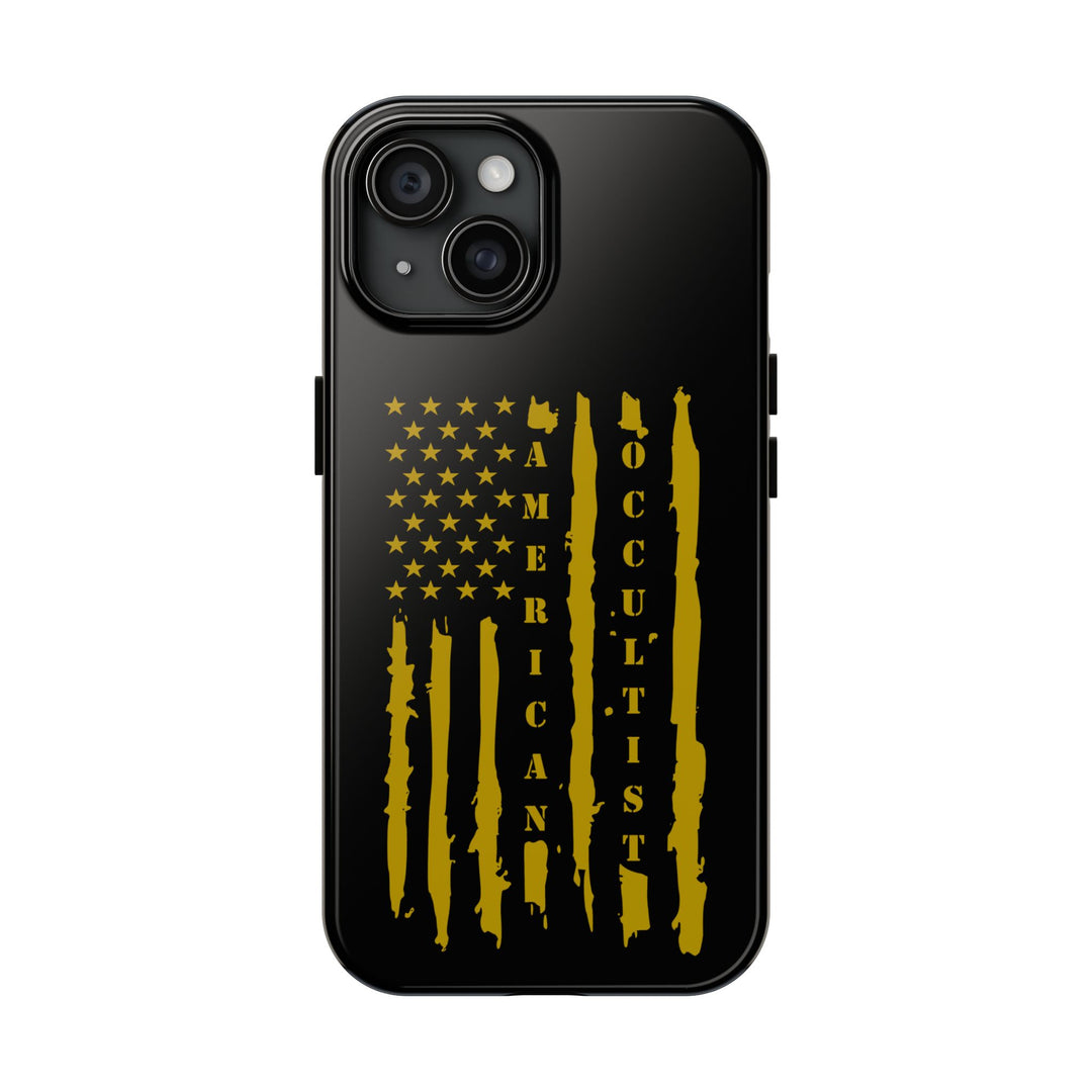American Occultist Distressed Flag Tough Phone Case
