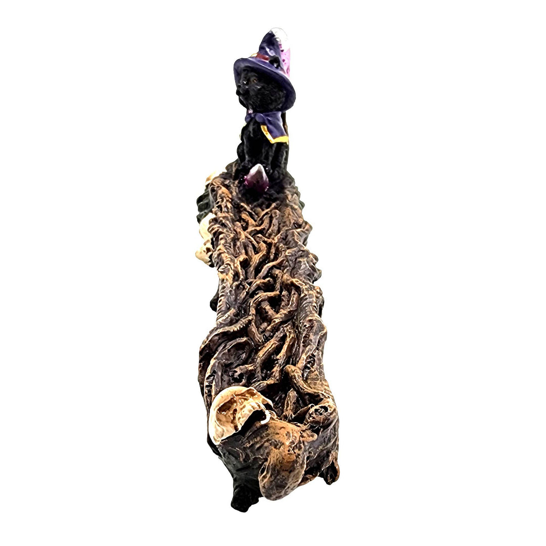 Magical cat incense burner full view