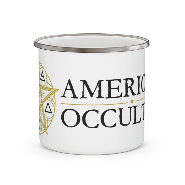 American Occultist Horizontal Sigil Enamel Camping Mug - 12oz