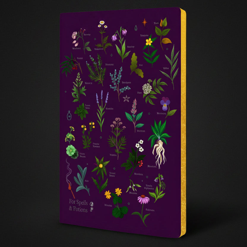 Anna Stead For Spells and Potions soft-touch journal cover