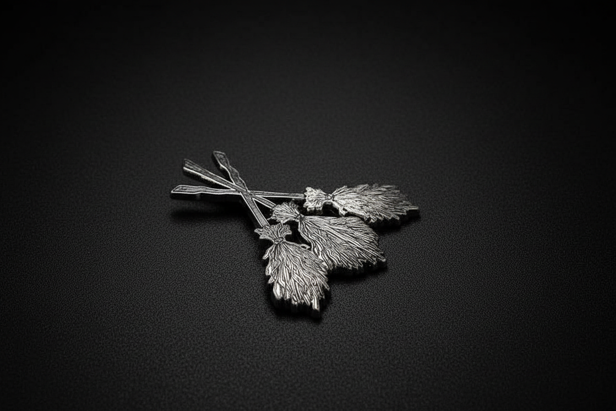 Three Broomsticks Enamel Pin