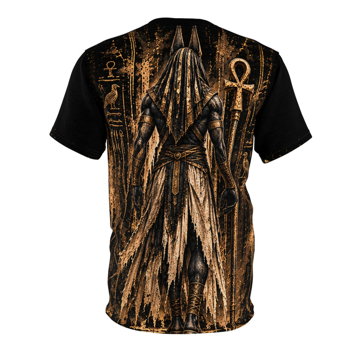 AO Anubis - Guardian Full Body - Black AOP Cut &amp; Sew Tee