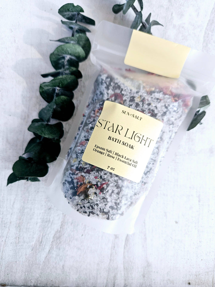 Star Light Bath Soak packaging by Lux&amp;Lou