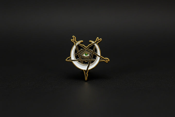The Sight Sigil Pentagram Lapel Pin