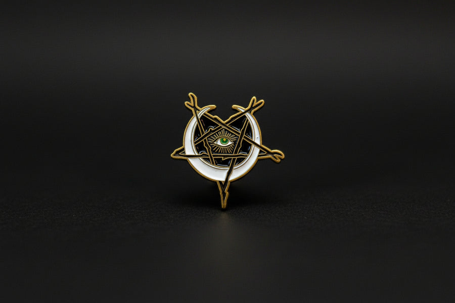The Sight Sigil Pentagram Lapel Pin