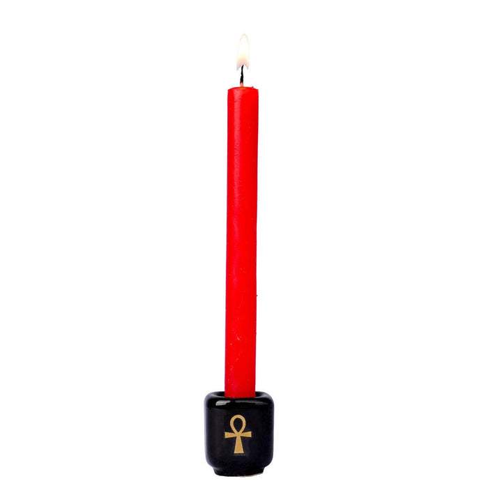 Ankh candle holder design detail
