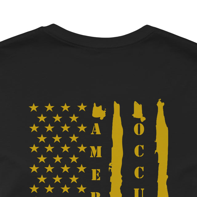 Distressed Flag Tee — American Occultist