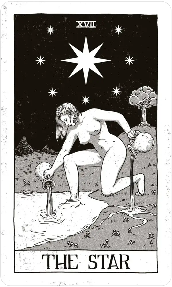 Black Ritual Tarot card artwork view 3