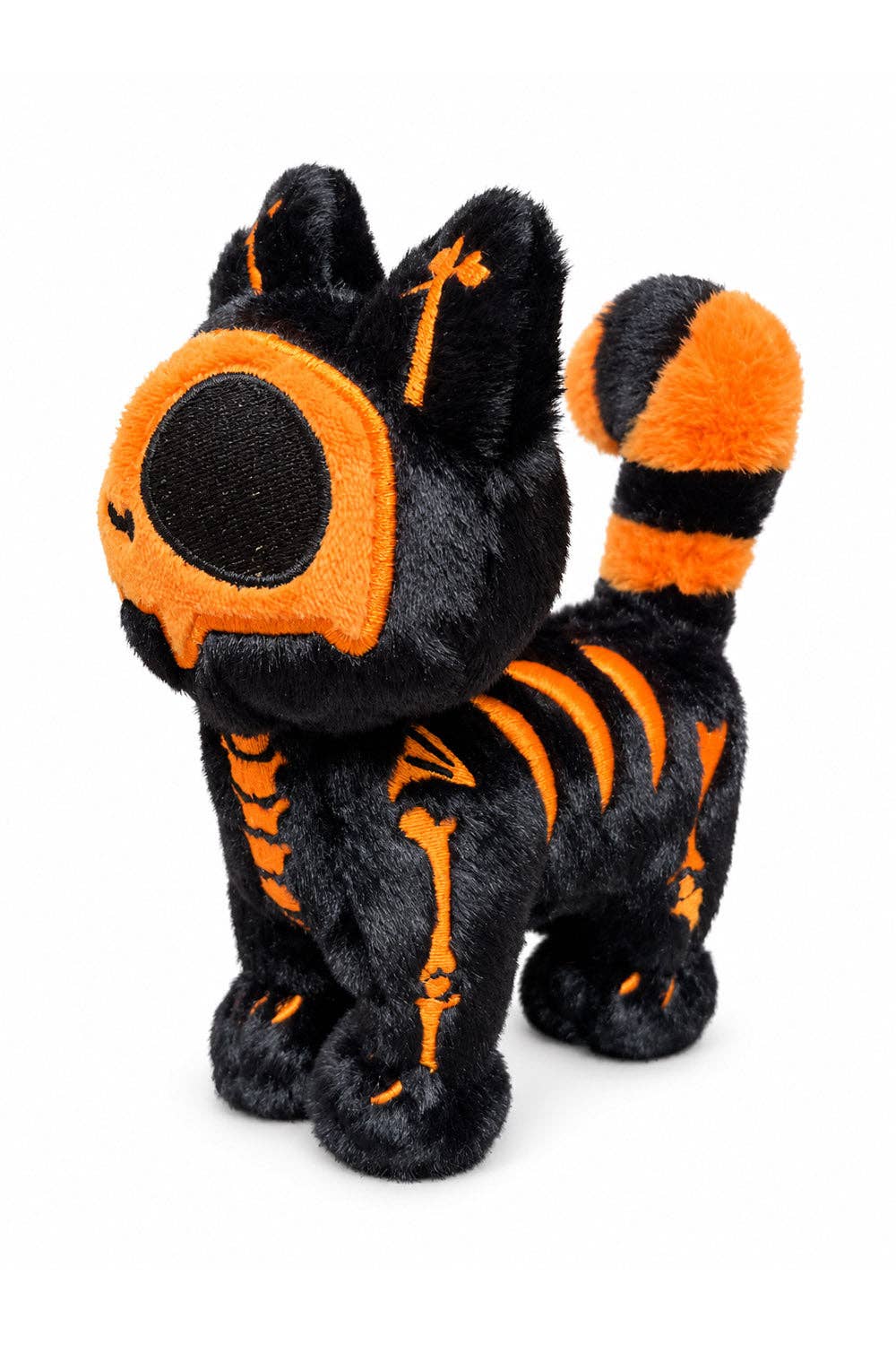 Pumpkin Bones Skelekitty Keychain [Limited Halloween Edition]