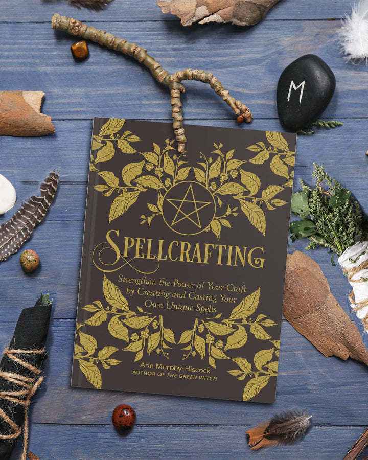 Spellcrafting book shown from an alternate angle