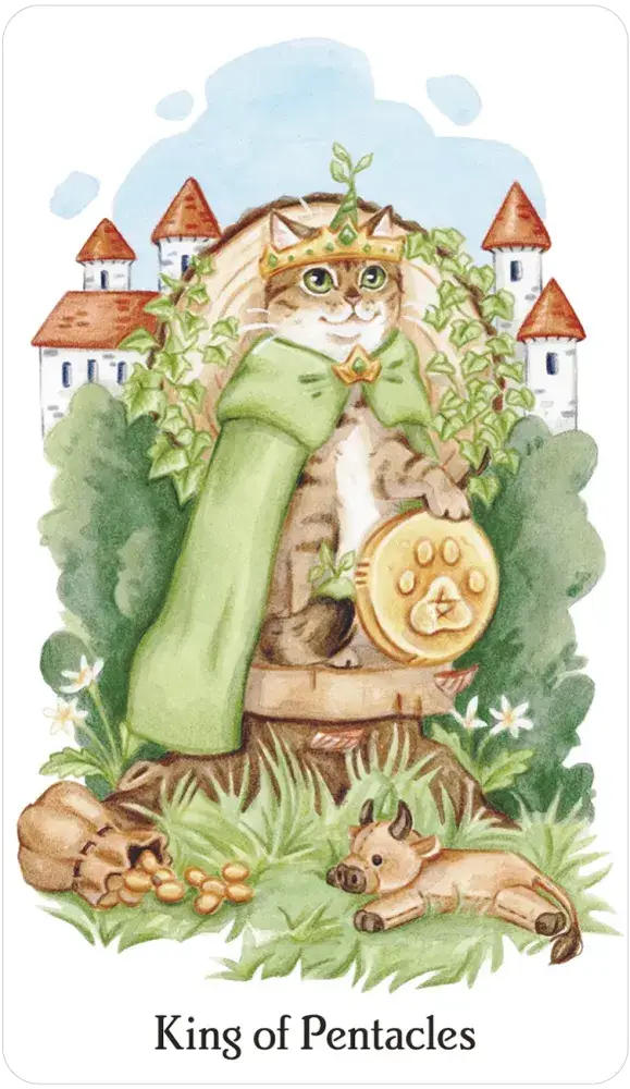Caticorn Tarot card artwork view 5