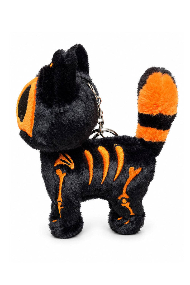 Pumpkin Bones Skelekitty Keychain [Limited Halloween Edition]