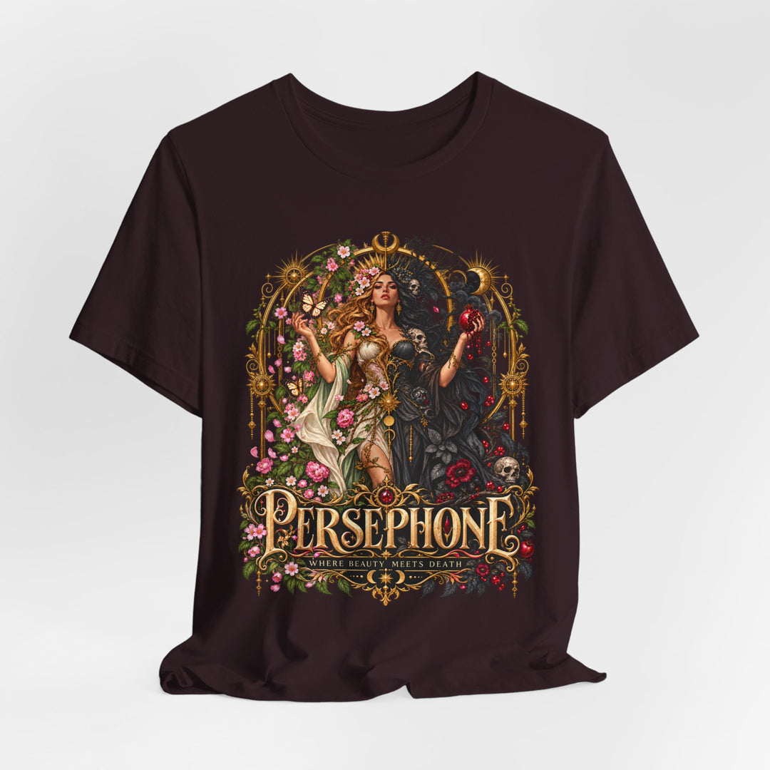 Persephone — Where Beauty Meets Death Tee