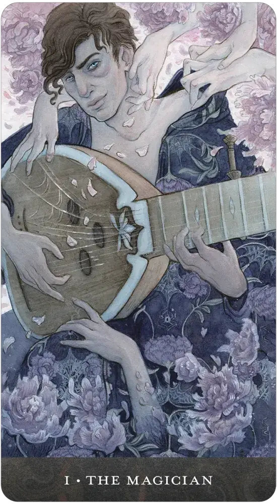 Blood Moon Tarot card artwork view 1