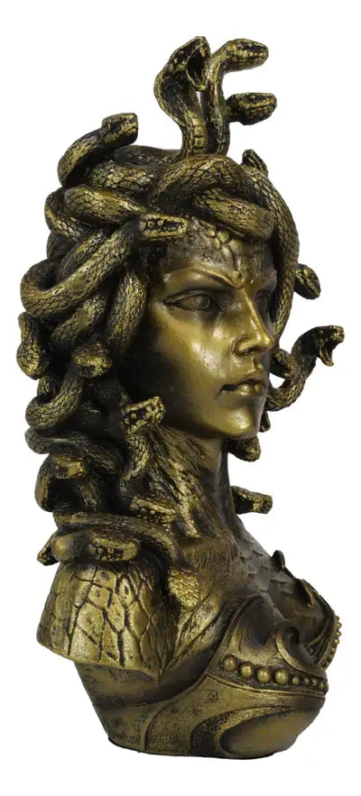 Medusa bust close-up
